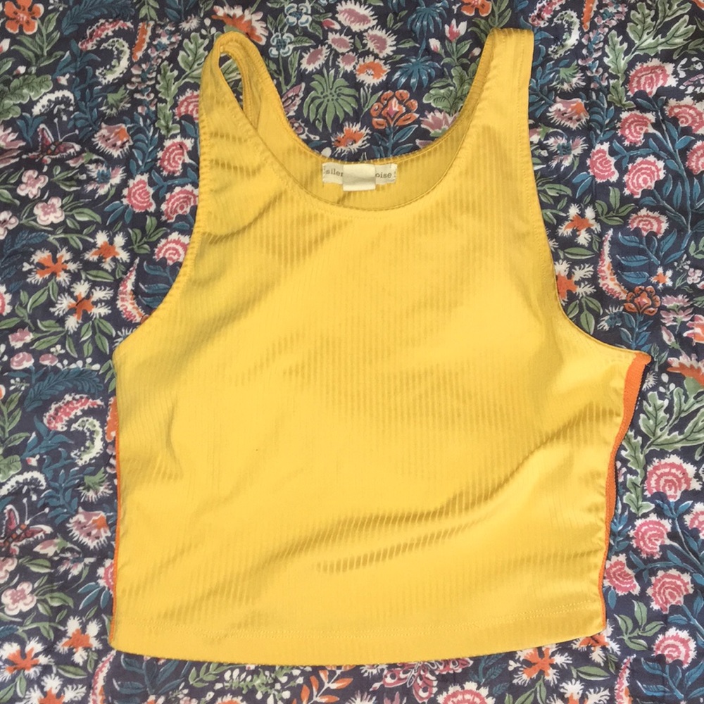 Yellow Crop Top